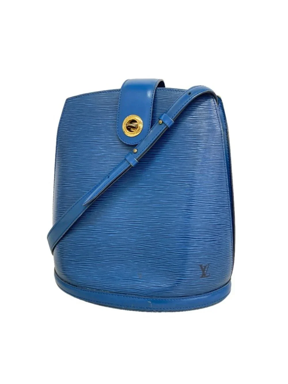 Louis Vuitton Shoulder Bag Epi Cluny Toledo Blue